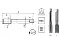 Pikkukuva 2 / 2: Fanar TINEER M18x1.5 NGMM/2 DIN-2181 LH (6H) HSS