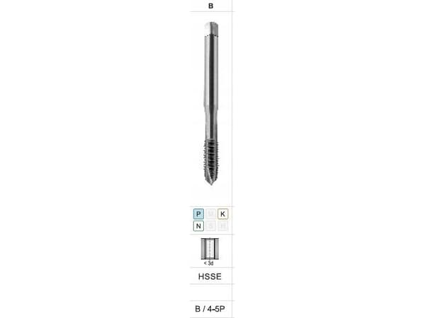 Fanar TRÅD UNC 3/4-10 DIN-376B (2B) HSSE 800 - D2-111101-4135