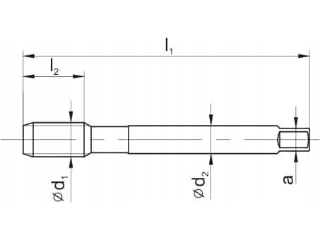 Fanar TRÅD UNC 3/4-10 DIN-376B (2B) HSSE 800 - D2-111101-4135
