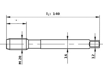 Fanar Maskinavtappning M20 (D4-565001-0200)