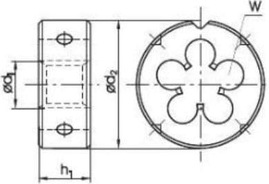 FANAR-ruuvit G 3/4 "DIN-24231 (A) HSSE INOX (N2-188001-3135)