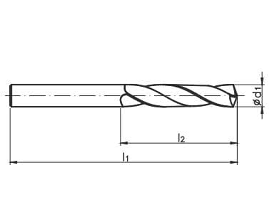 Metal drill bit FANAR HSS cylindrical 13.5mm (W2-101811-1350)