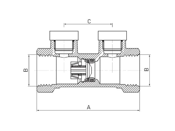 Ferro Anti-kontamineringsventil for sikring av reverserte strømninger EA 3/4" ZZA02