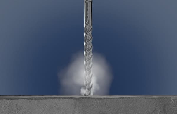 Fischer 504240-SDS Max, Multi-verktøy, Rotasjons hammer, Spiralborekrone, Høyrehåndsrotasjon, 2,8 cm, 25 cm, Murstein, Sement, Cement fiber panel, Ce