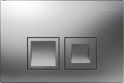 Delta 50 betjeningsplade, matforkromet