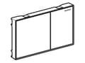 Pikkukuva 2 / 5: Geberit 115.640.GH.1, Huuhtelulevy, Kromi, Geberit, 214 mm, 25 mm, 132 mm