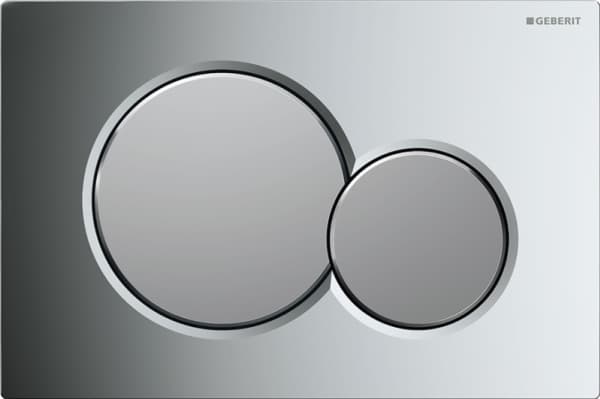 Geberit 115.770.KA.5, Skylleplate, Kromfarget, Geberit, 246 mm, 13 mm, 164 mm