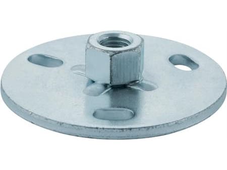 Geberit montageflange 70mm, mf/M10, stål, galvaniseret