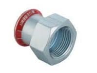 Mapress overg.socket 15 mm x 3/4, St, elforz