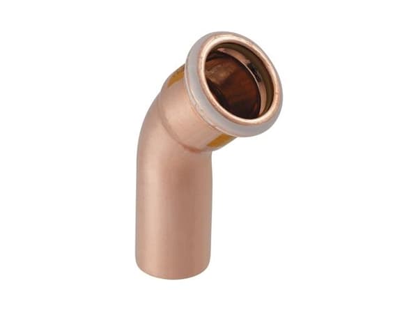 Taivutuskuppi 45gr 28mm mf/np t/gas