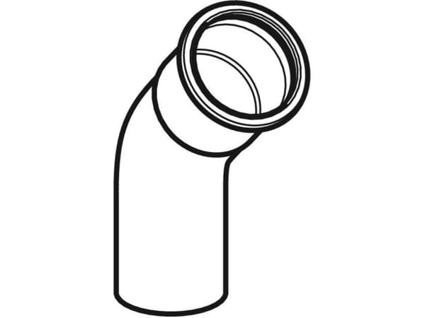 Geberit 60705, 45°, 37 mm, 12 mm, 45 mm