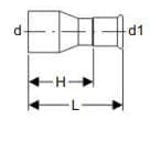 GEBERIT REDUKTION N/M 22X15MM