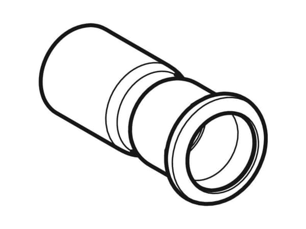 Geberit 62308, Slangekontakt, Kopper