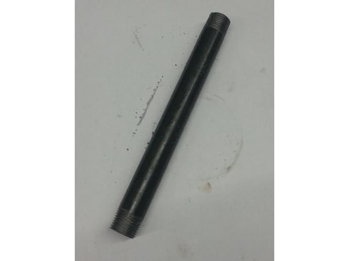 Gebo Steel end pipe threaded on both sides 1 "0.1m black (70.100.06S)