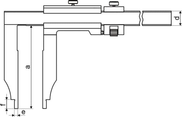 GIMEX Caliper 400 x 125 mm 0,05 mm (201.324.1)