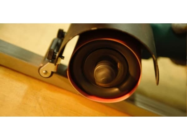 Glob Metabo-feste for sateng-finish og mattering av flate overflater med en styrerull (GLOB-GS05-02)