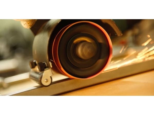 Glob Metabo-feste for sateng-finish og mattering av flate overflater med en styrerull (GLOB-GS05-02)