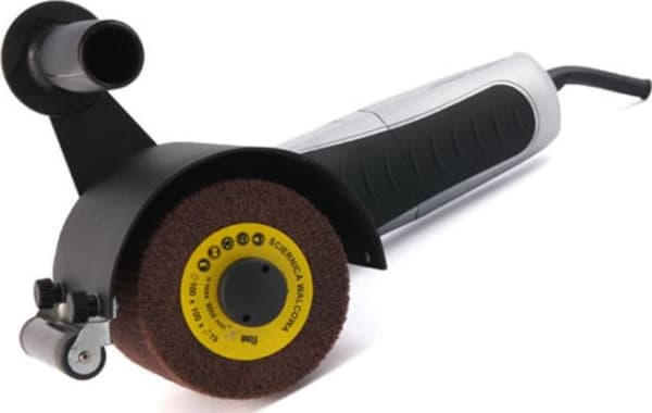 Glob 44 mm-feste for sateng-finishing og matterende flate overflater med en styrerull (GLOB-GS05-05)