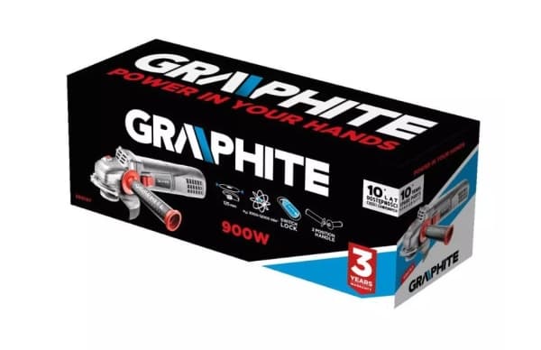 Vinkelsliber 900W Graphite 125mm skive