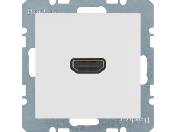 Hager 3315438989, HDMI, Vit, 10 styck