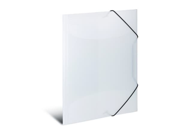 HERMA - 3-fliksmappe - for A3 - translucent hvit