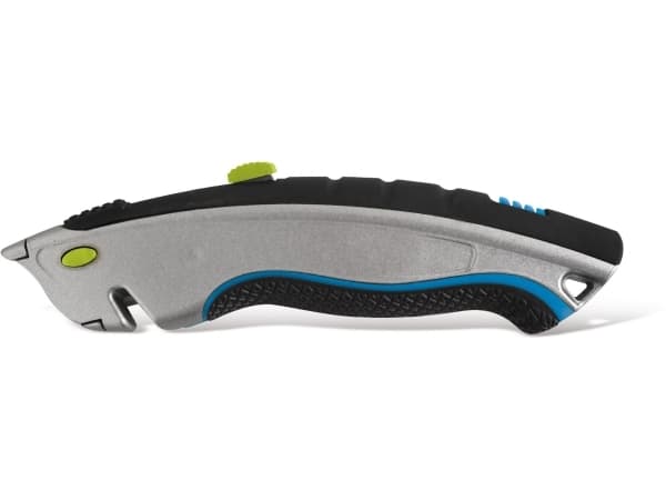 HOGERT TECHNIK Knife with a trapezoidal blade with a lock + 3 blades (HT4C622)