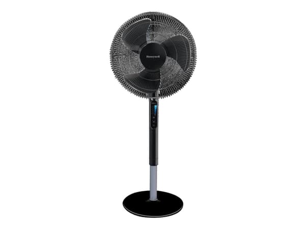 Honeywell HSF600BE4, Kotitaloustuuletin lavoilla, Musta, Lattia, Muovi, 48 dB, 70°
