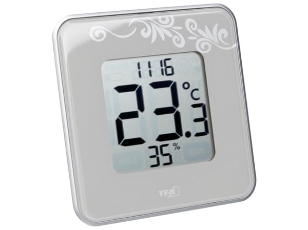 TFA-Dostmann 30.5021.02, Valkoinen, 20 - 99%, -20 - 50 °C, -4 - 122 ° F, 143 g, 104 x 13 x 104 mm