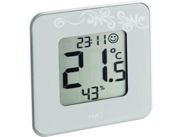 TFA-Dostmann 30.5021.02, Valkoinen, 20 - 99%, -20 - 50 °C, -4 - 122 ° F, 143 g, 104 x 13 x 104 mm