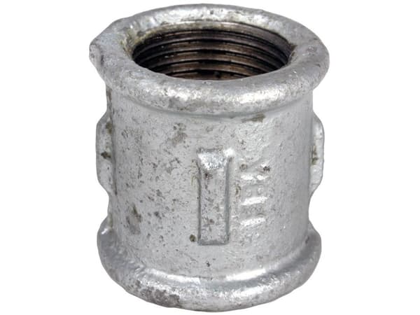 Hydroland mutterskruvkoppling galvaniserad 6/4 (5900308744642)