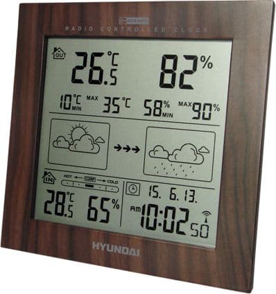 Hyundai WS 2244 W Meteo Station Brun