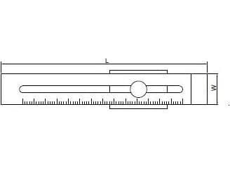 INSIZE-viivamittari MLPN L-250 (7120-250A)