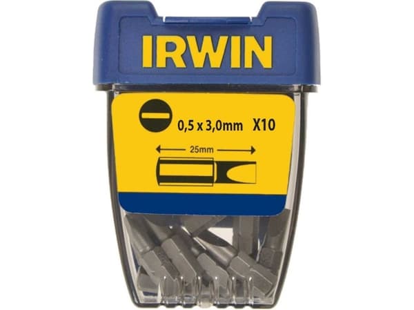 Irwin Bit 1/4 tommer 25 mm flat 0,5 x 3,0 mm