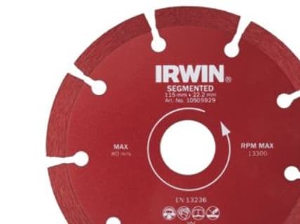 Irwin segmenterad diamantrondell 115x22,2mm 10505929