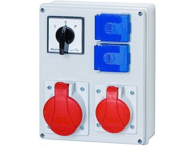ITAline Florence building distribution board 1x5P 16A 1x5P 32A 2x2P + Z LP switch ITALINE (ITA00121)