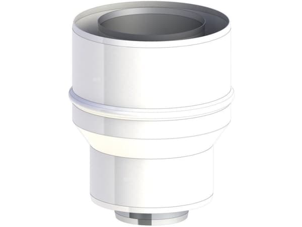 Jeremias Adapter 60/100-80/125 for De Dietrich boiler [75F9011820501080125] - TWIN1820501080125