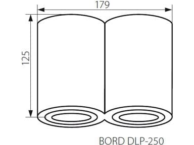 Kanlux Bord 2x50W taklampa (22555)