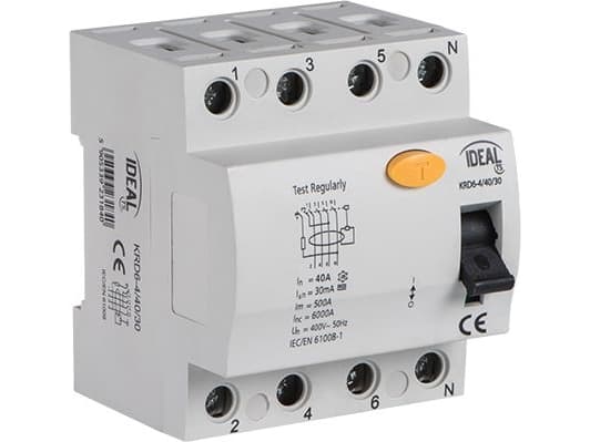 Kanlux Residual current circuit breaker 4P 100A AC (23197)