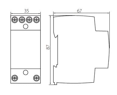 Kanlux Kanliux KTF-8-24 samtalstransformator (23260)