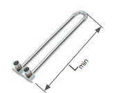 KAN-therm komposiittikyynärpää 16x2 300mm Puristin kiinnikkeellä K-901801