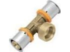 KAN-therm Press-T-skjorte med GZ 16 x 2 / 1/2" med presset ring (K-903000)