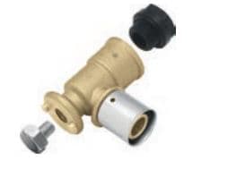 KAN-therm lång infästning för kran Pressmässing 16x2/G1/2" K-905002