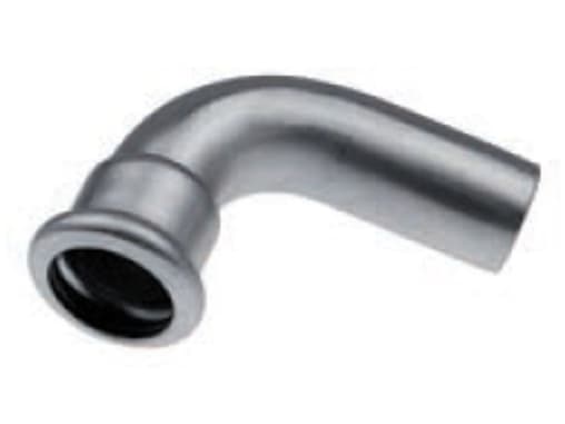 KAN-therm armbåge 90° 18mm pressat stål inox - 6190351