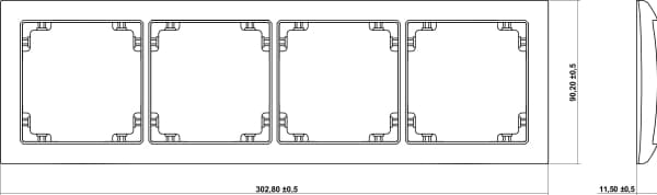 Karlik DRSO-4, IP20, 1 kpl