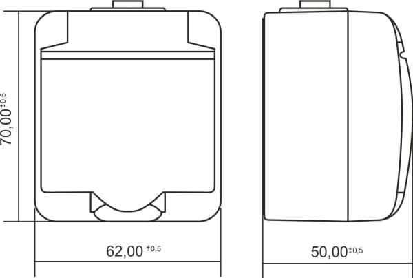 Karlik GHE-1, IP54, 250 V, 16 A