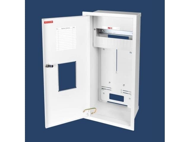 KARWASZ Recessed switchgear with a lock 3F white RW-3 Z/O