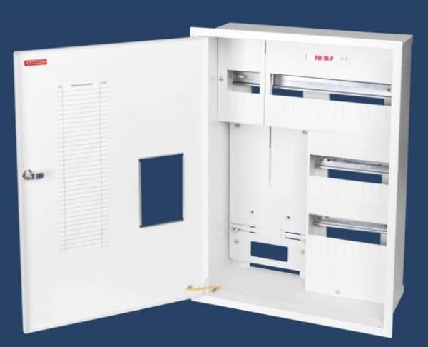 KARWASZ Sealed recess switchgear with a lock white RW-36-P Z/O