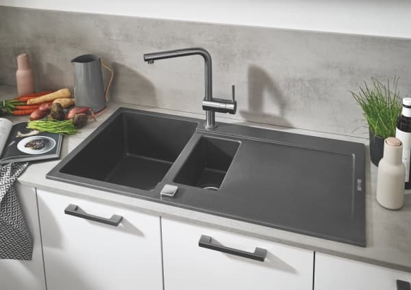 Grohe Minta etgr keittiö suihku dual - etgrkeittiöhana, C suihkuhana, ethulsmontage, supersteel 32321DC2