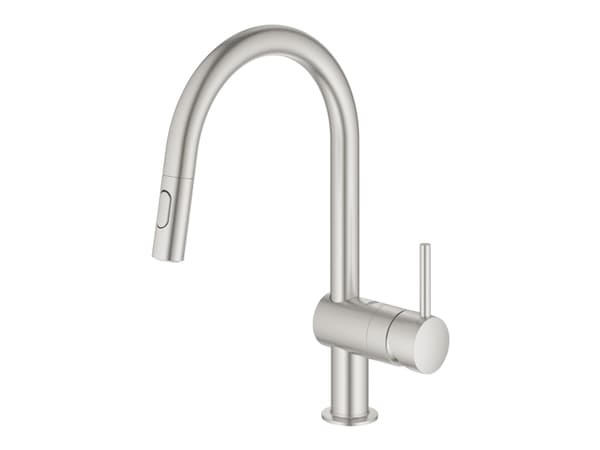 Grohe Minta etgr keittiö suihku dual - etgrkeittiöhana, C suihkuhana, ethulsmontage, supersteel 32321DC2