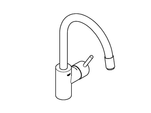GROHE 32663DC3, Baderomsvask